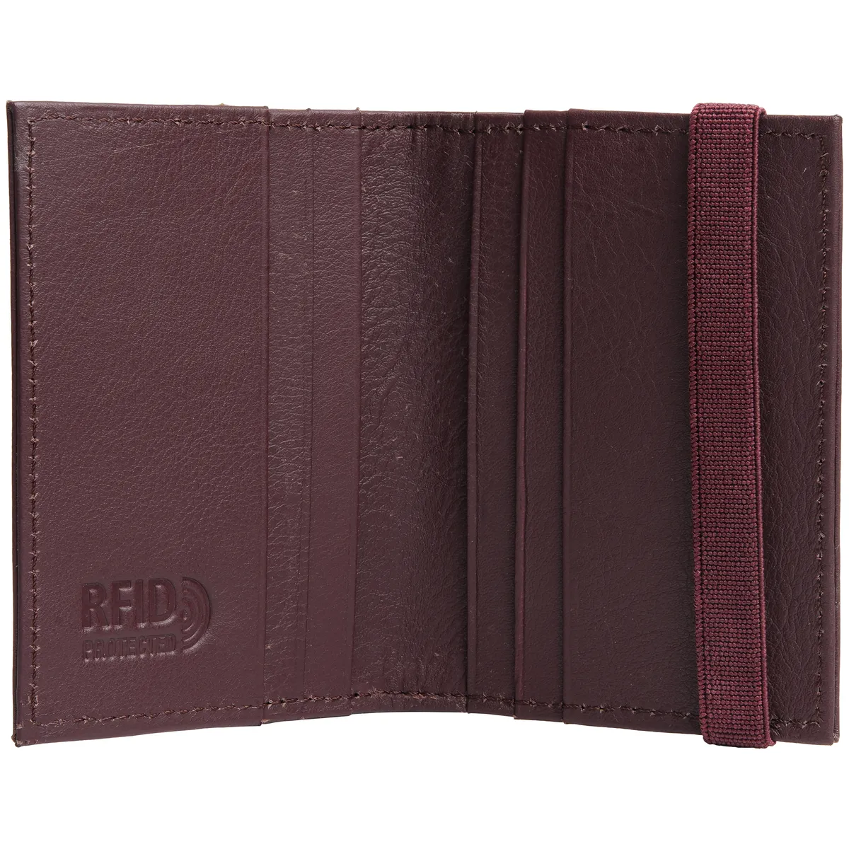 Tanners Pride Amay Wallet - Deep Maroon Handcrafted Full-Grain Leather (View 1)