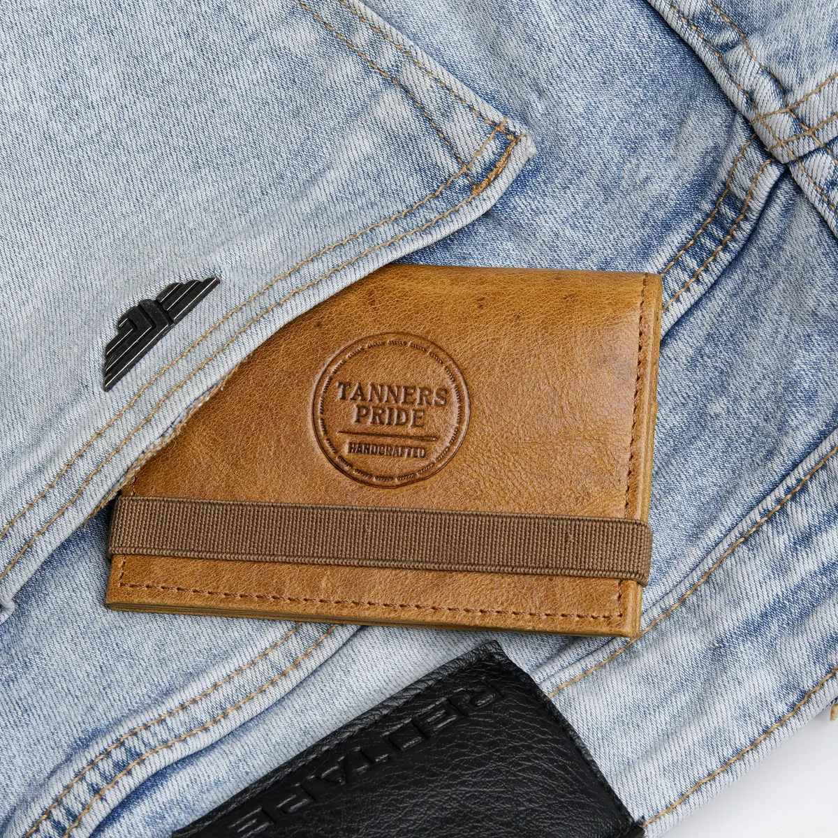 Tanners Pride Amay Wallet - Mustard Handcrafted Full-Grain Leather (View 1)