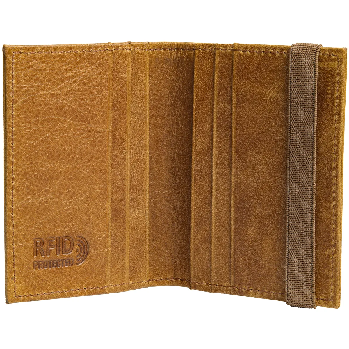 Tanners Pride Amay Wallet - Mustard Handcrafted Full-Grain Leather (View 4)