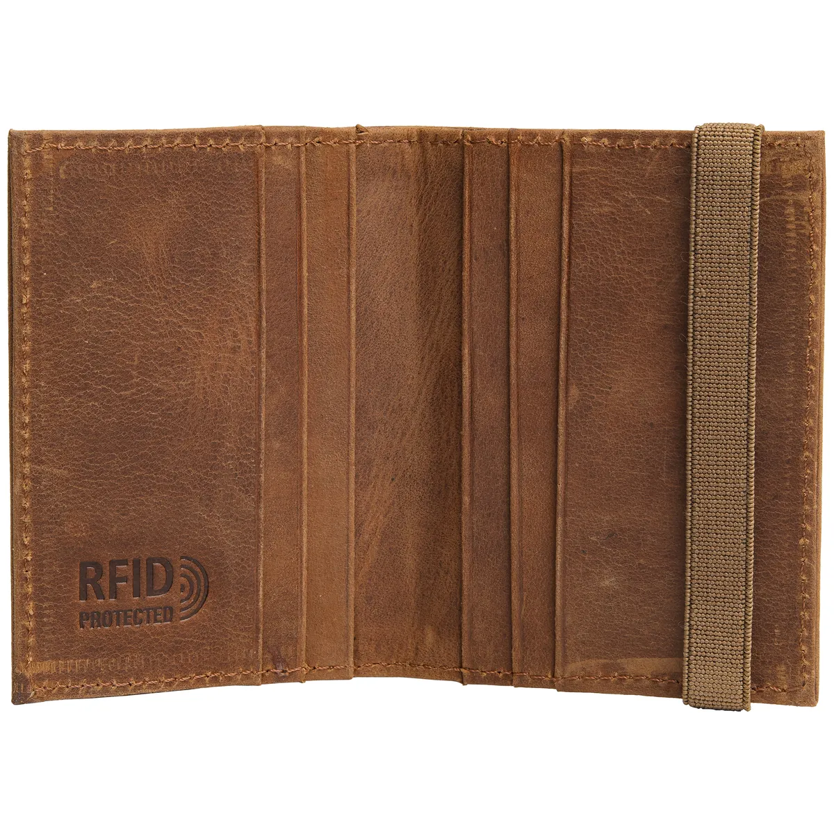 Tanners Pride Amay Wallet - Tobacco Brown Handcrafted Full-Grain Leather (View 10)