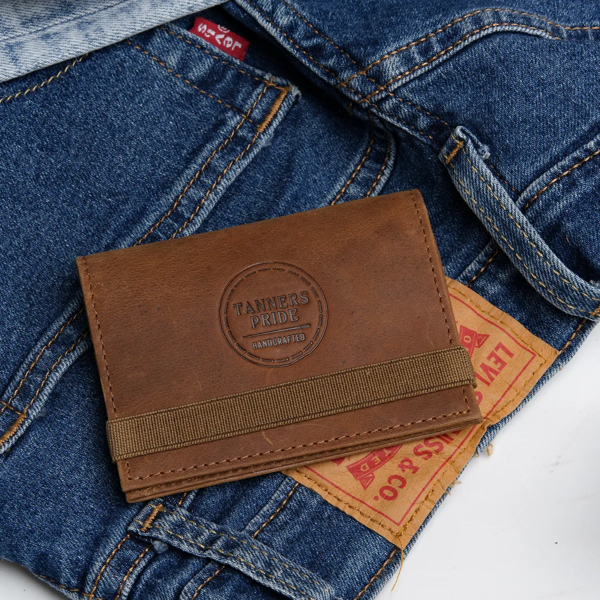 Tanners Pride Amay Wallet - Tobacco Brown Handcrafted Full-Grain Leather (View 11)