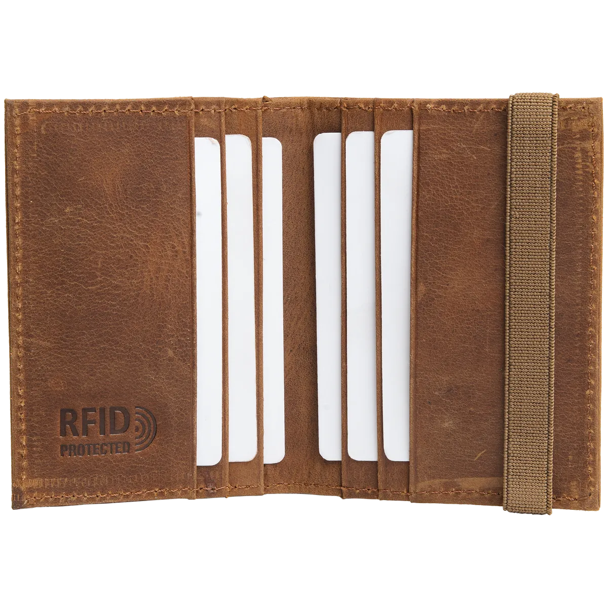 Tanners Pride Amay Wallet - Tobacco Brown Handcrafted Full-Grain Leather (View 9)