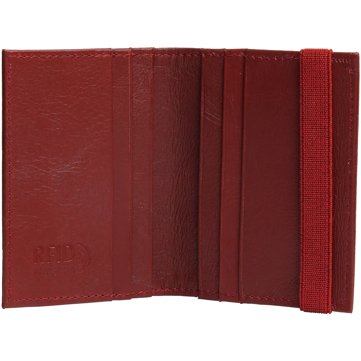 Tanners Pride Amay Wallet - Vintage Red Handcrafted Full-Grain Leather (View 3)