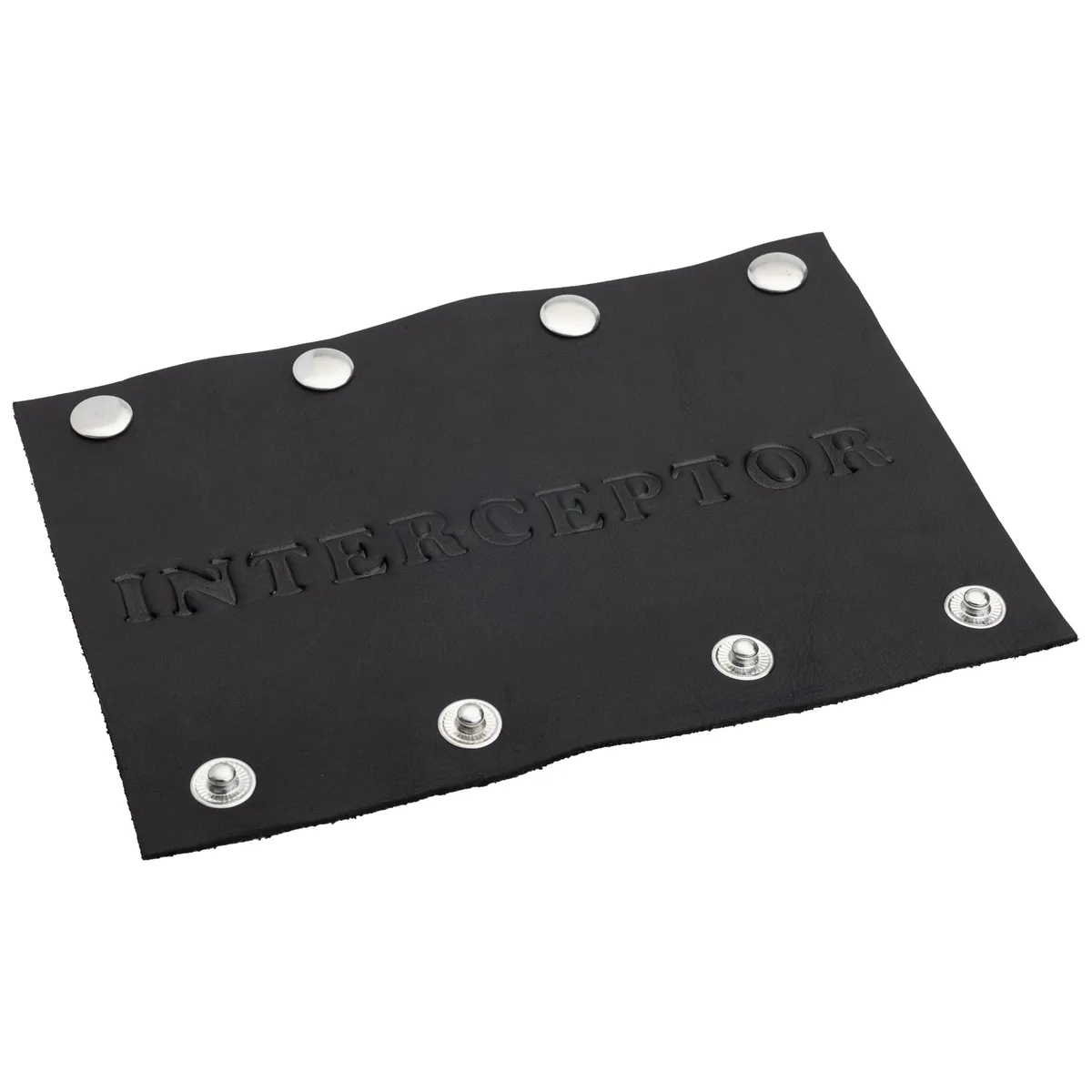 Tanners Pride Bracepad - Midnight Black Handcrafted Full-Grain Leather (View 3)