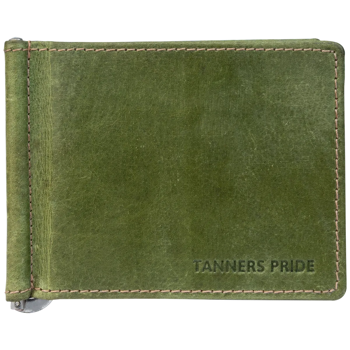 Bryan Men's Slim Leather Wallet with Money Clip | Handmade Minimalist Wallet