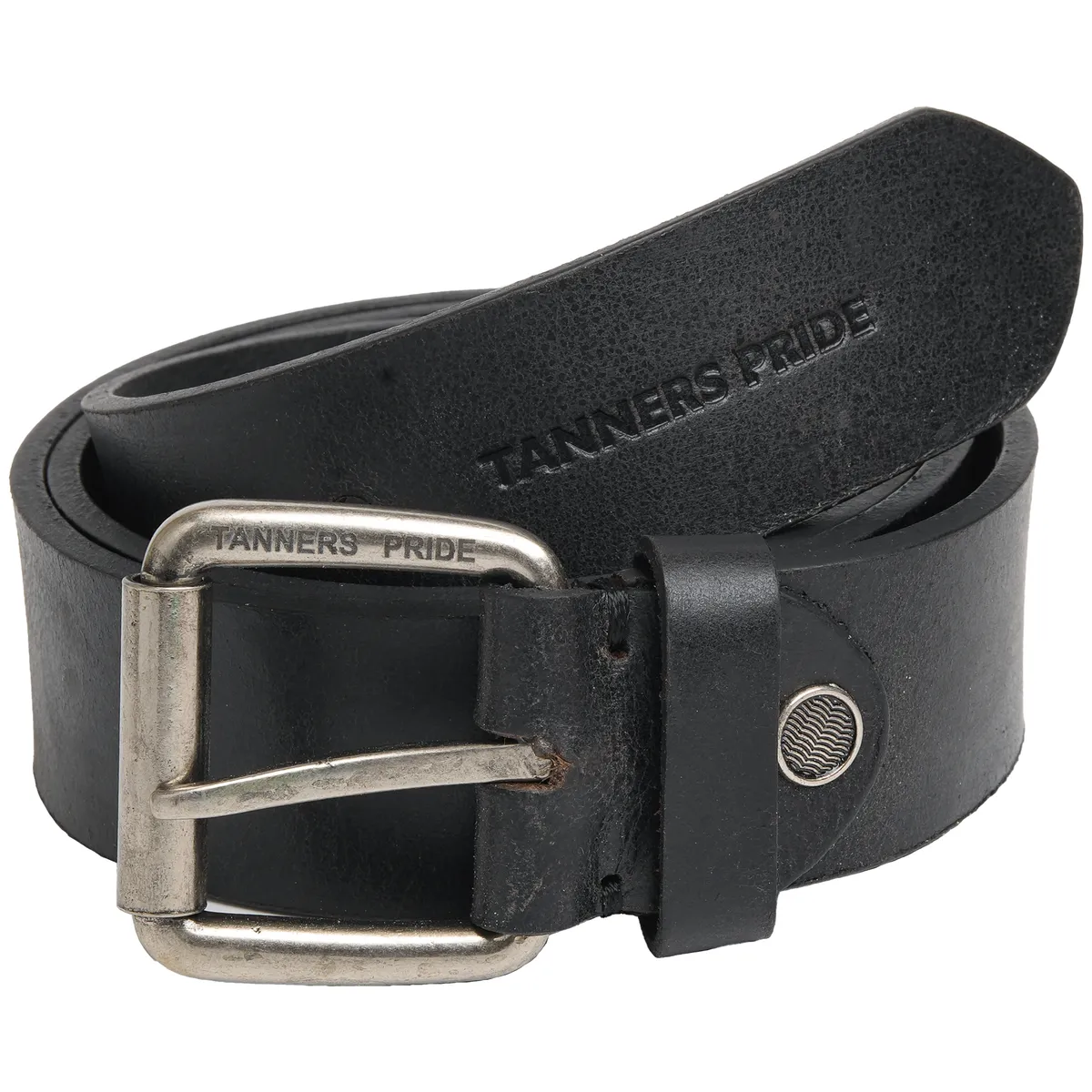 Tanners Pride Classic Casual Belt - Midnight Black Handcrafted Full-Grain Leather (View 1)