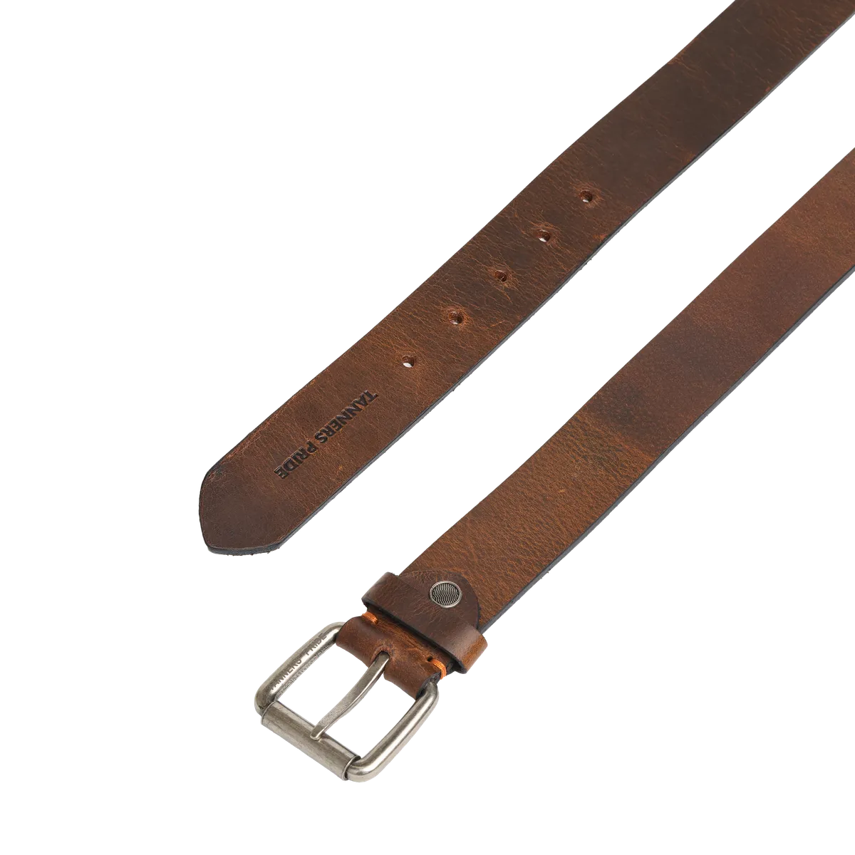 Tanners Pride Classic Casual Belt - Natural Tan Handcrafted Full-Grain Leather (View 1)