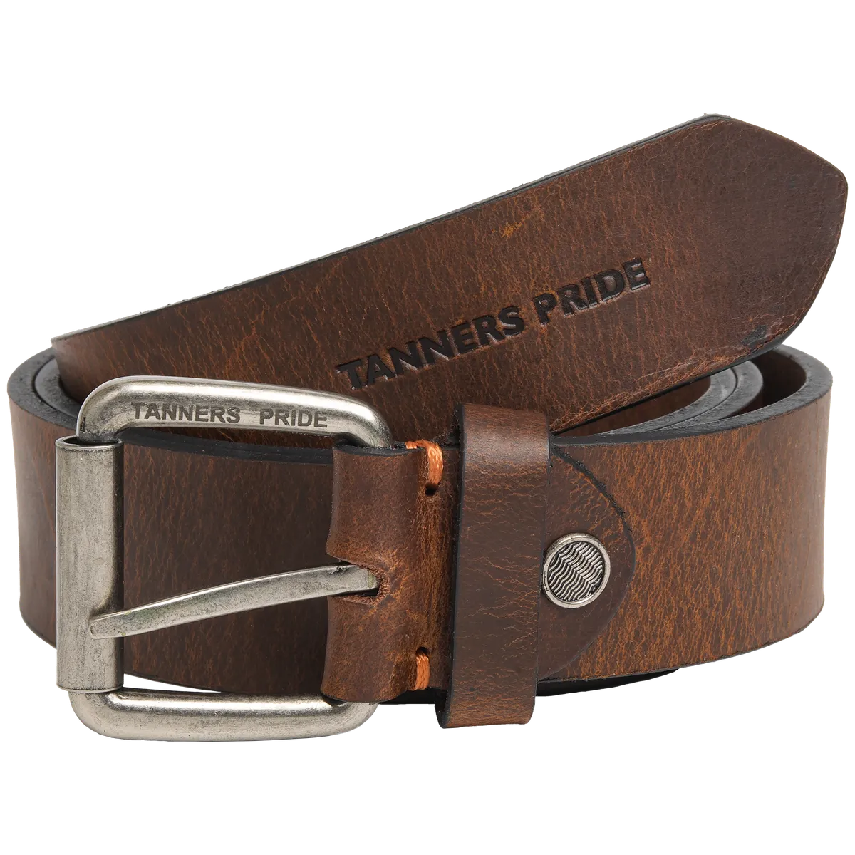 Tanners Pride Classic Casual Belt - Natural Tan Handcrafted Full-Grain Leather (View 2)