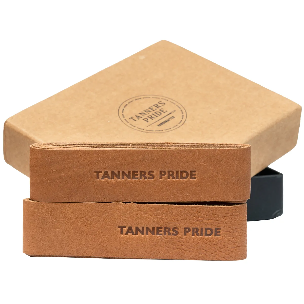 Tanners Pride Genuine Leather Motorcycle Handle Grip Wraps - Natural Tan Handcrafted Full-Grain Leather (View 6)