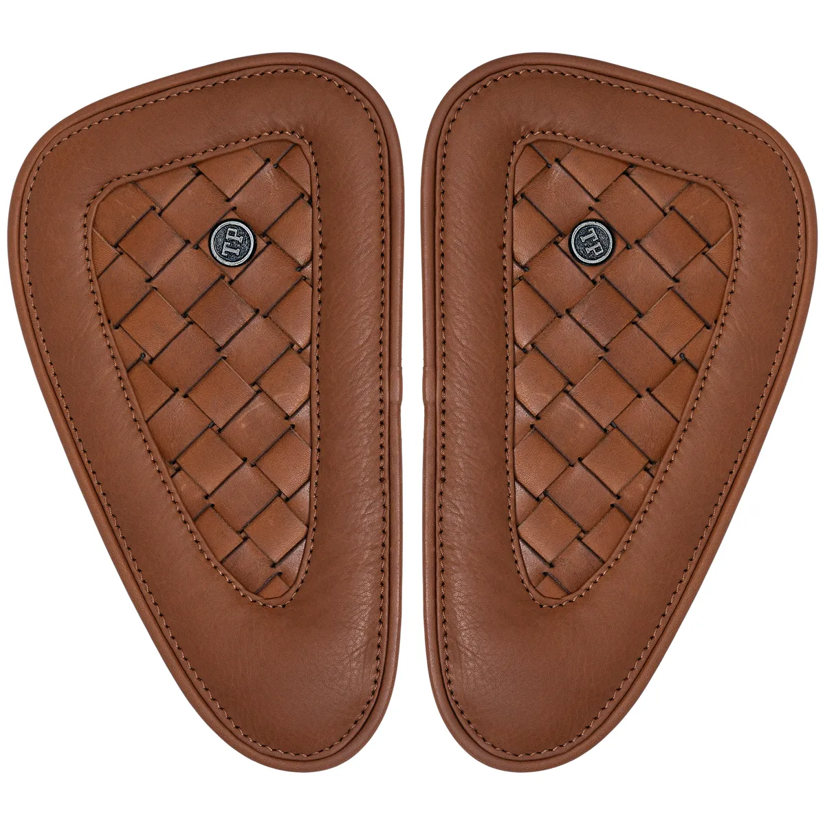 Tanners Pride Handweaved Tankpads (Jawa) - Natural Tan Handcrafted Full-Grain Leather (View 4)