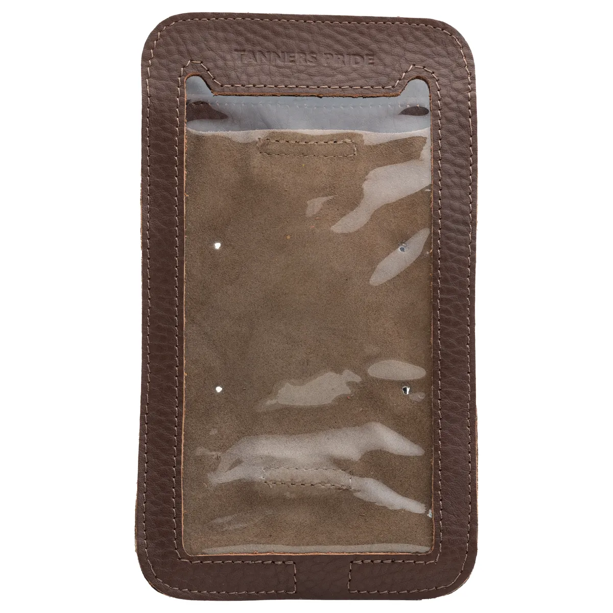 Tanners Pride Magnetic Phone Pouch - Tobacco Brown Handcrafted Full-Grain Leather (View 7)