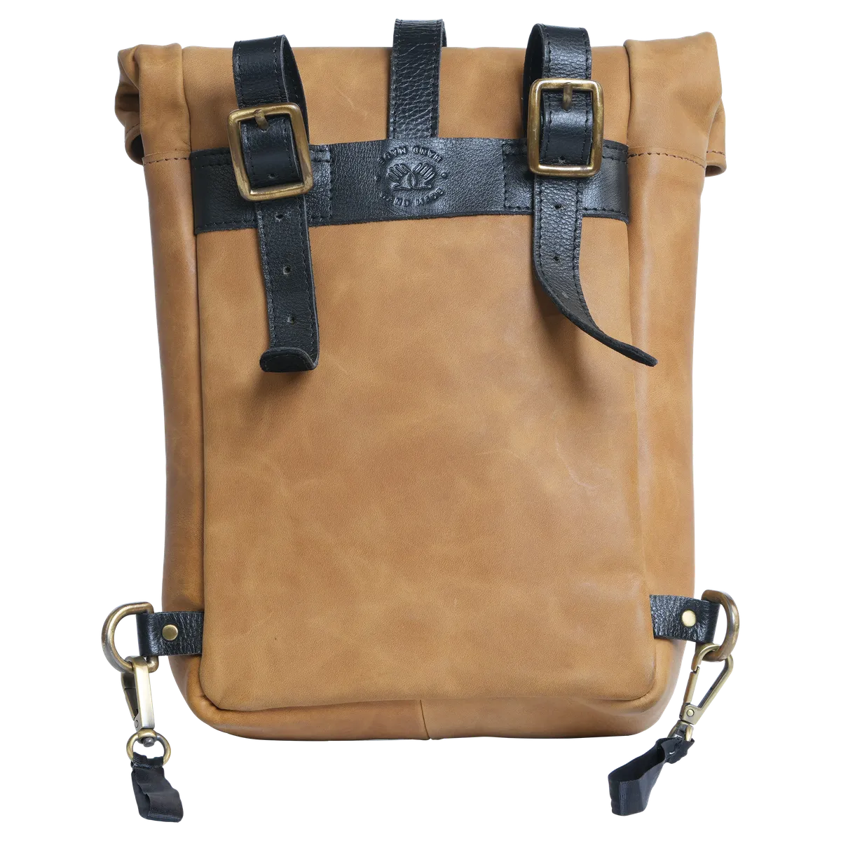 Tanners Pride Mini Leather Motorcycle Pannier Bag | Compact Saddle Bag - Tobacco Brown Handcrafted Full-Grain Leather (View 2)