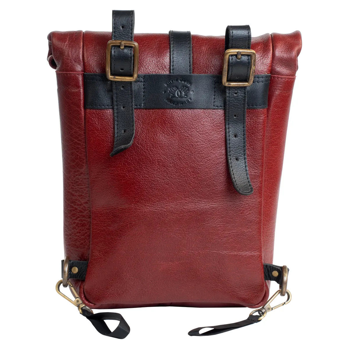 Tanners Pride Mini Leather Motorcycle Pannier Bag | Compact Saddle Bag - Vintage Red Handcrafted Full-Grain Leather (View 4)
