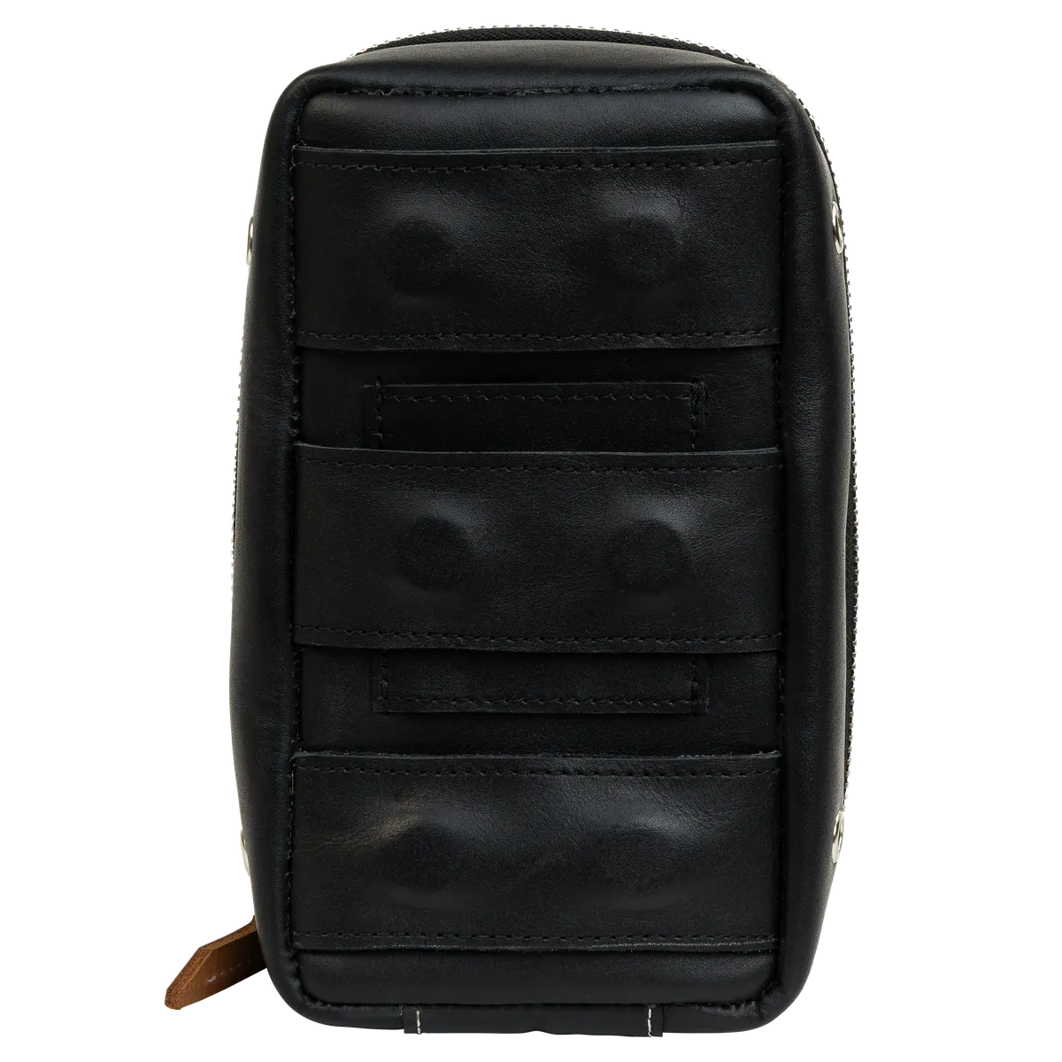 Tanners Pride Multi Essential Riding Case - Midnight Black Handcrafted Full-Grain Leather (View 4)