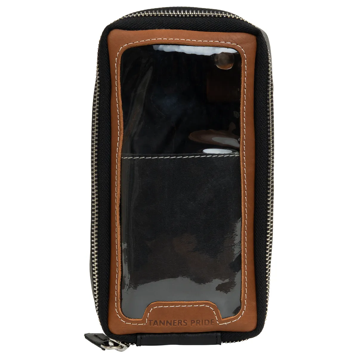 Tanners Pride Multi Essential Riding Case - Midnight Black Handcrafted Full-Grain Leather (View 8)