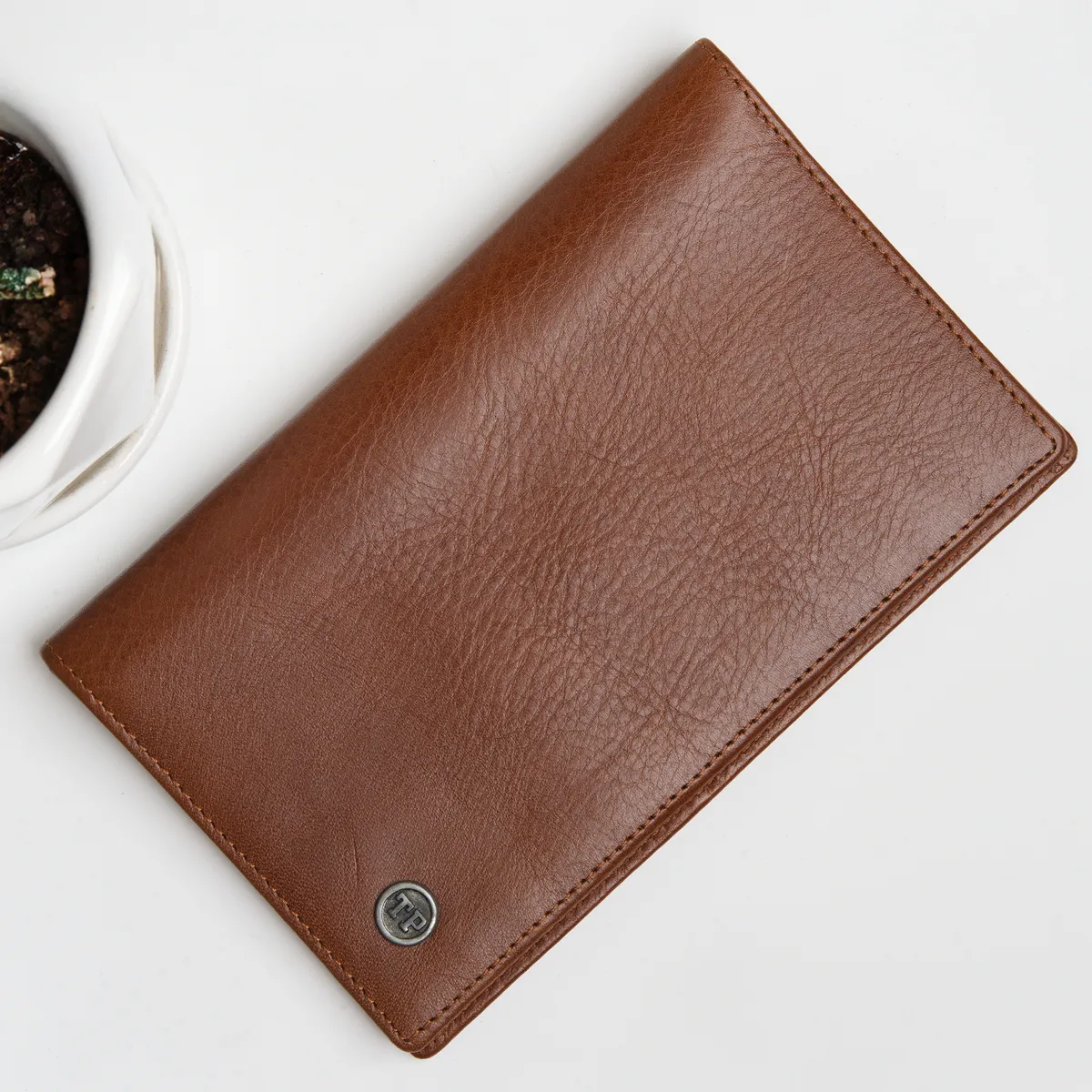 Tanners Pride The Nomad Passport Case - Tobacco Brown Handcrafted Full-Grain Leather (View 6)