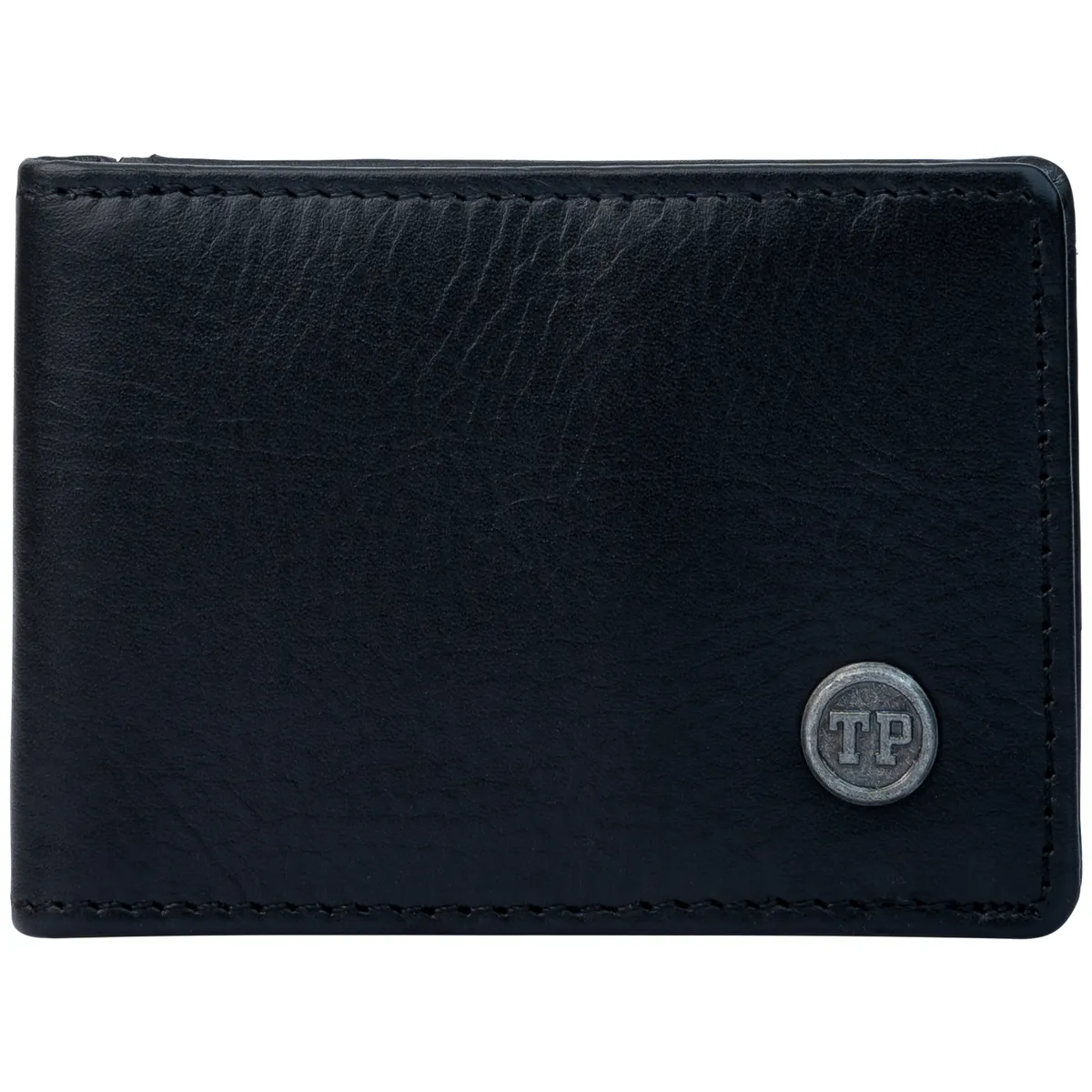 Tanners Pride Peter magnetic card case wallet - Midnight Black Handcrafted Full-Grain Leather (View 3)