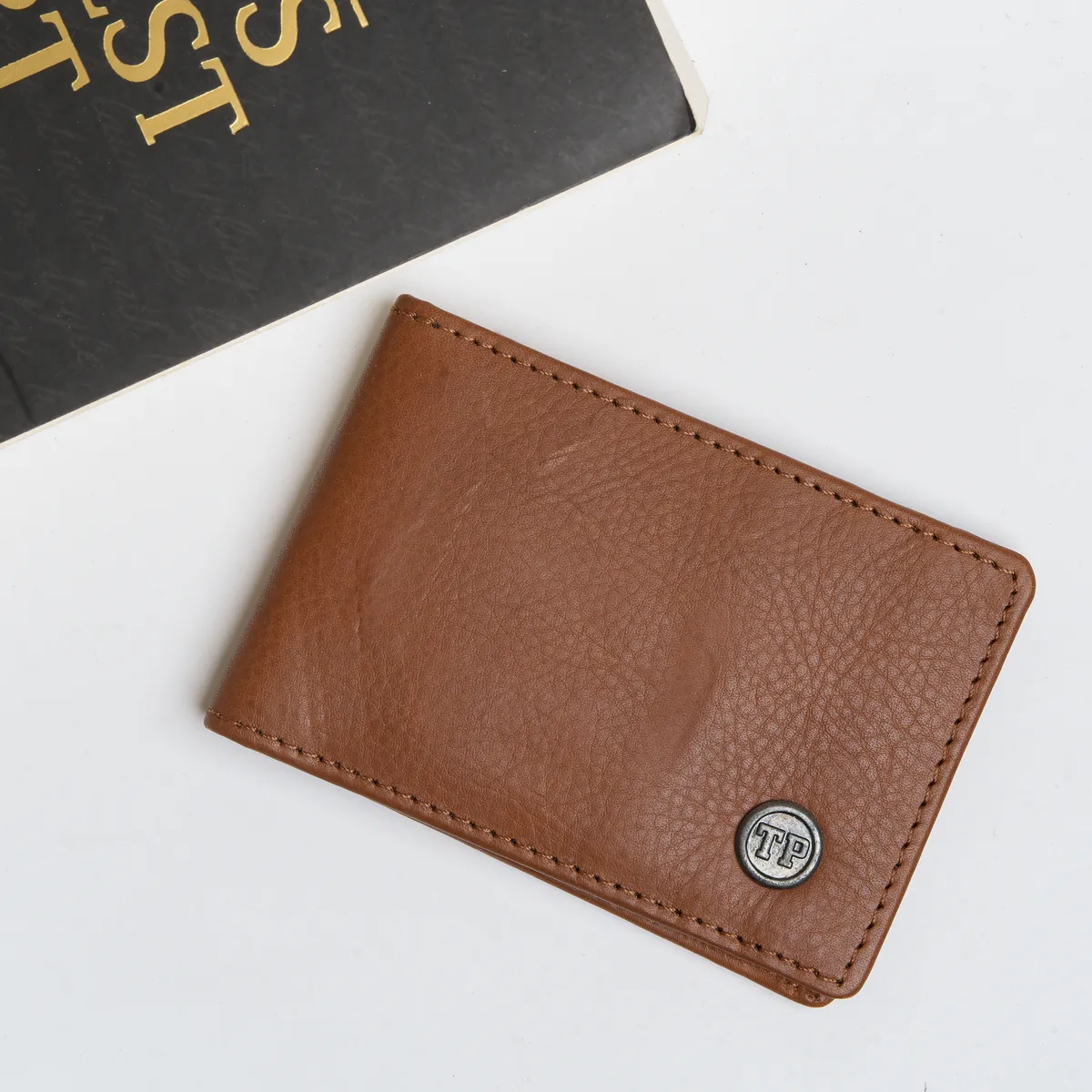 Tanners Pride Peter magnetic card case wallet - Natural Tan Handcrafted Full-Grain Leather (View 12)