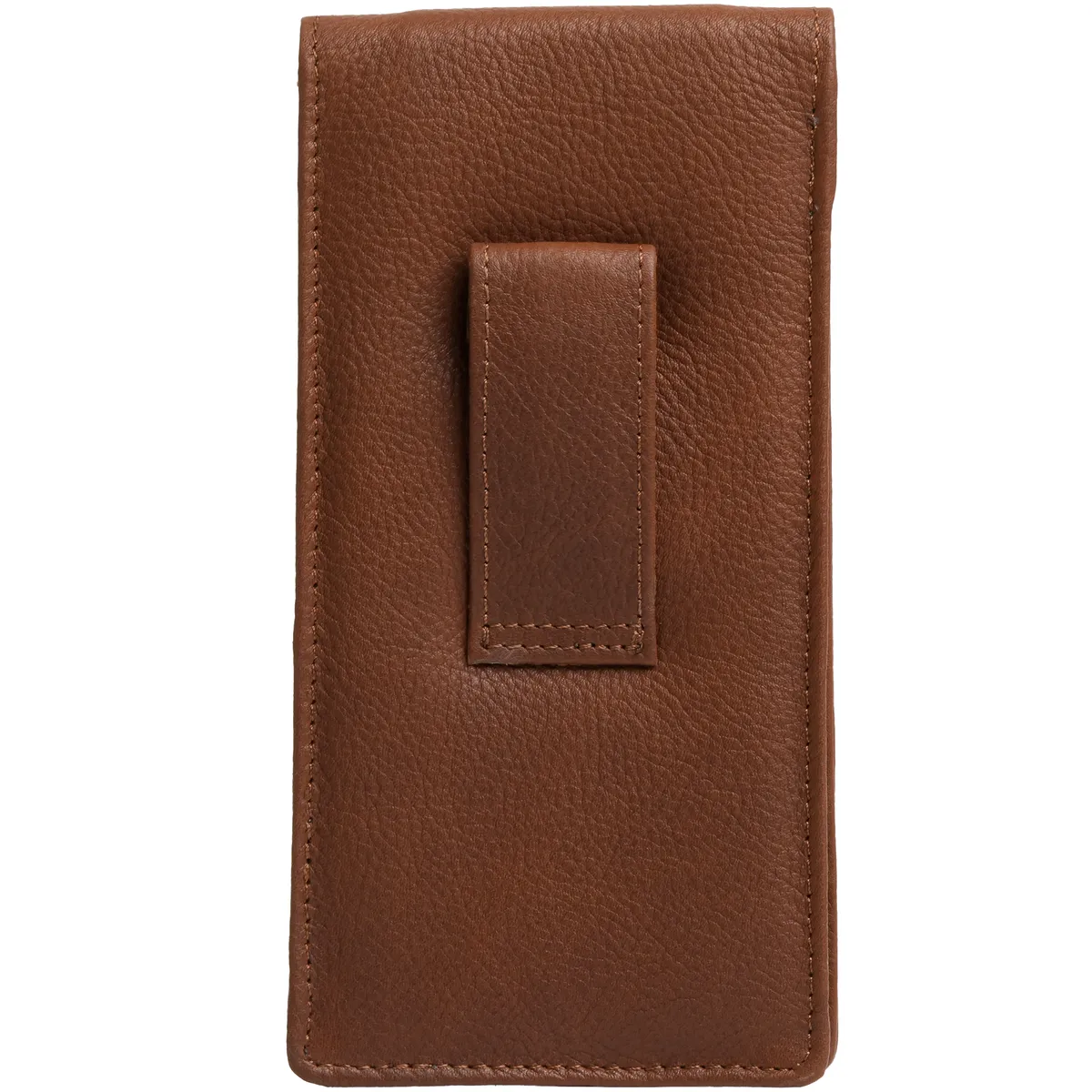 Tanners Pride Phone Case Belted - Tobacco Brown Handcrafted Full-Grain Leather (View 4)