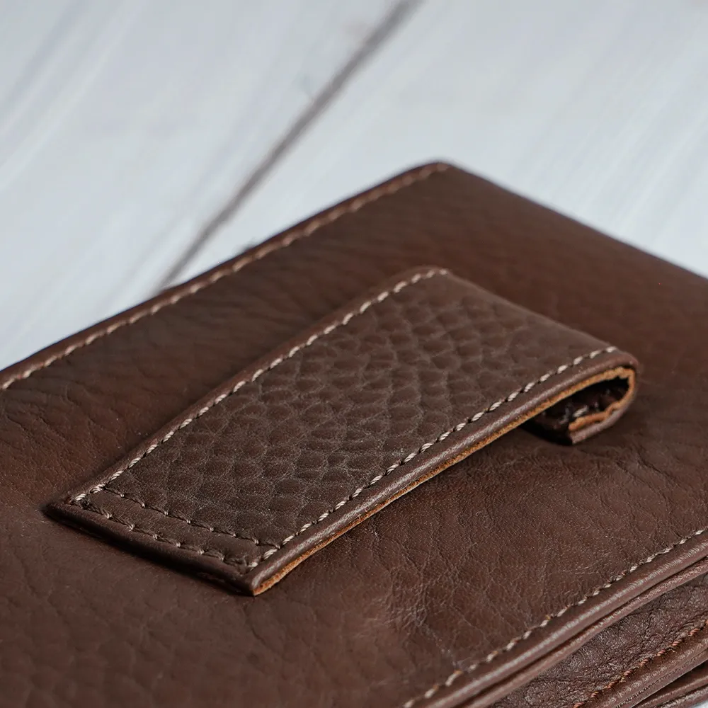 Tanners Pride Phone Case Belted - Tobacco Brown Handcrafted Full-Grain Leather (View 5)