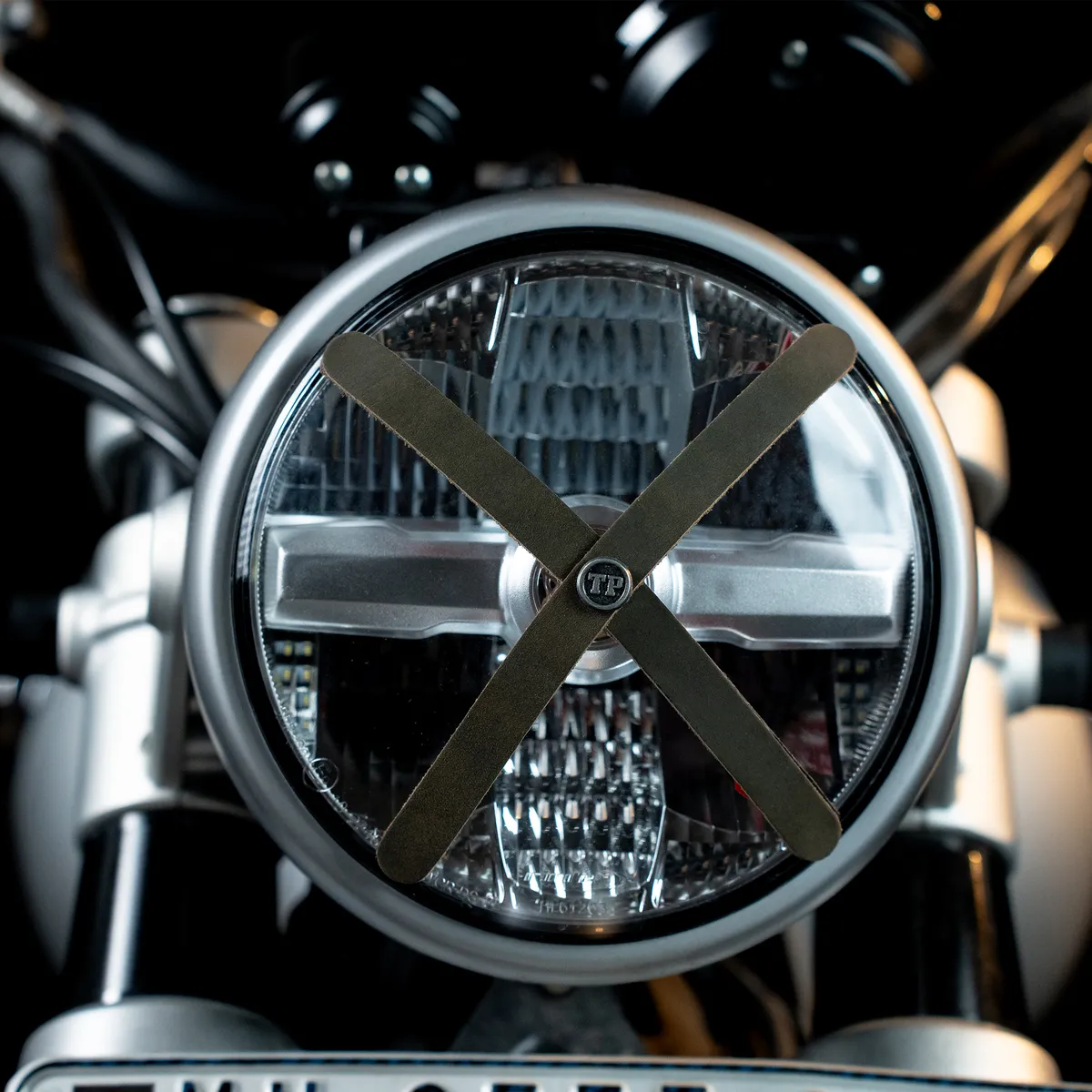 Tanners Pride Plain Headlight Cross - Forest Green Handcrafted Full-Grain Leather (View 3)