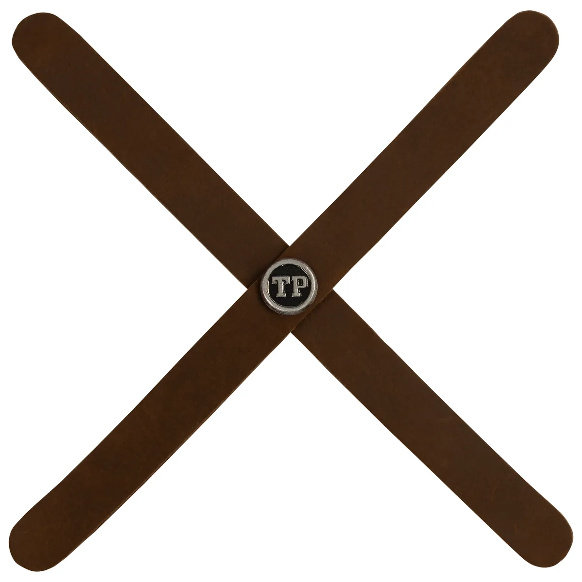 Tanners Pride Plain Headlight Cross - Tobacco Brown Handcrafted Full-Grain Leather (View 3)