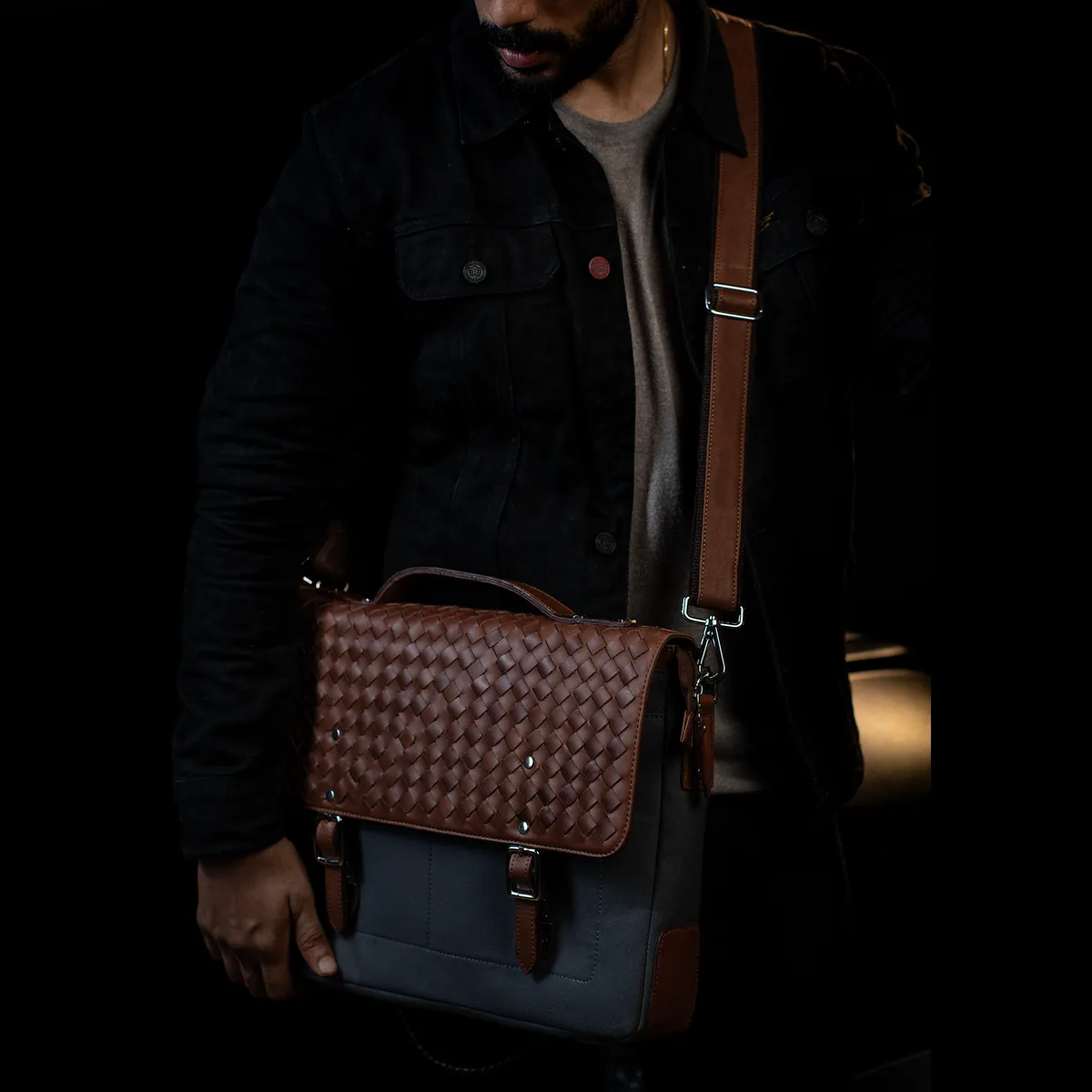 Tanners Pride Protector Genuine Leather Laptop Bag for Men | Office Briefcase - Tobacco Brown Handcrafted Full-Grain Leather (View 20)