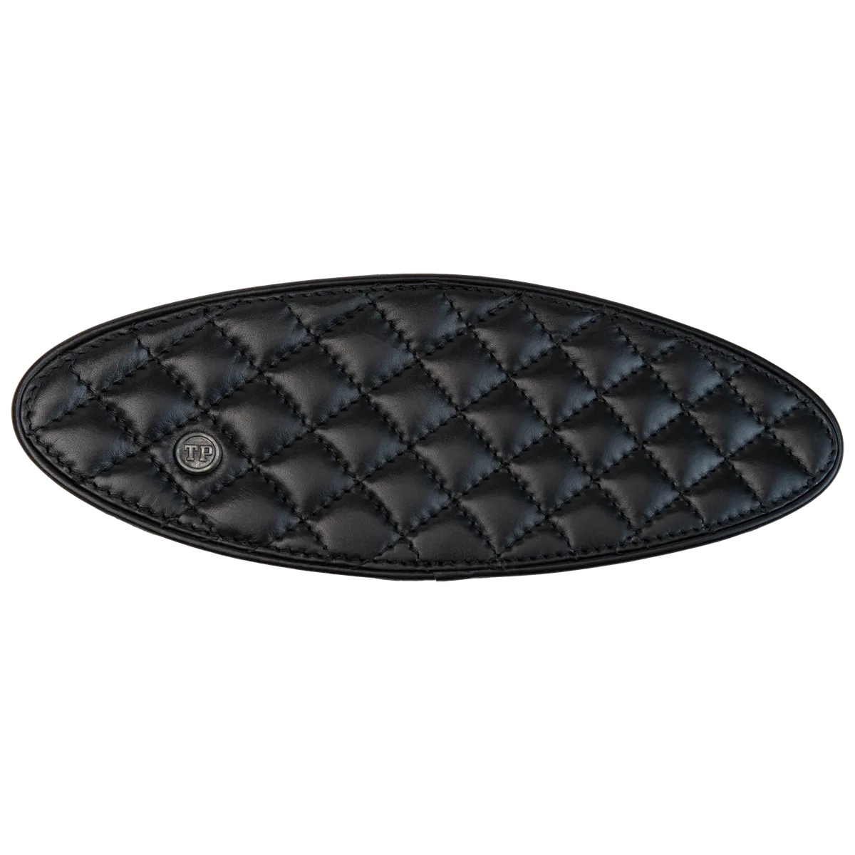 Tanners Pride Raised Diamond Tankpad (Hunter 350) - Midnight Black Handcrafted Full-Grain Leather (View 1)