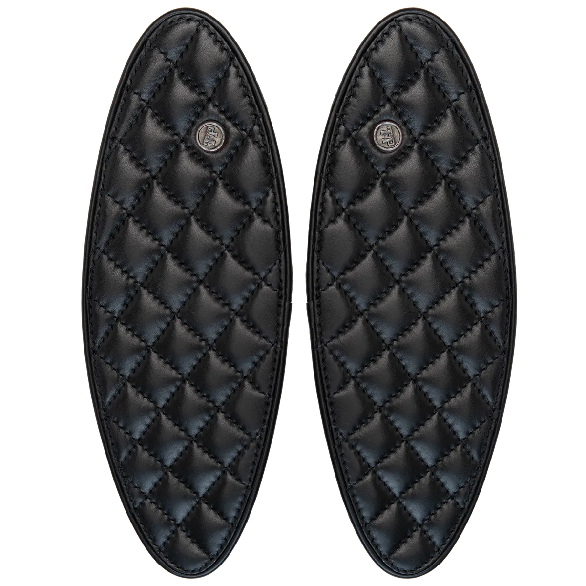 Tanners Pride Raised Diamond Tankpad (Hunter 350) - Midnight Black Handcrafted Full-Grain Leather (View 5)