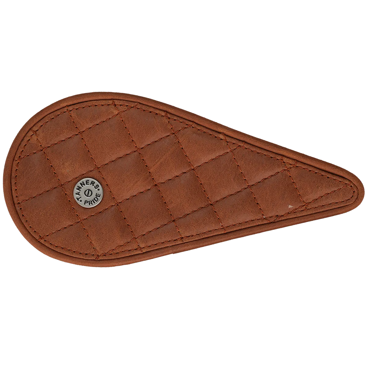 Tanners Pride Raised Diamond Tankpad (Super Meteor 650) - Natural Tan Handcrafted Full-Grain Leather (View 2)