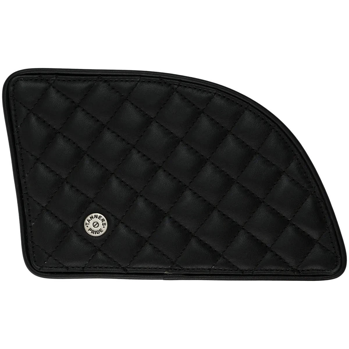 Tanners Pride Raised Diamond Tankpad (GT 650) - Midnight Black Handcrafted Full-Grain Leather (View 1)
