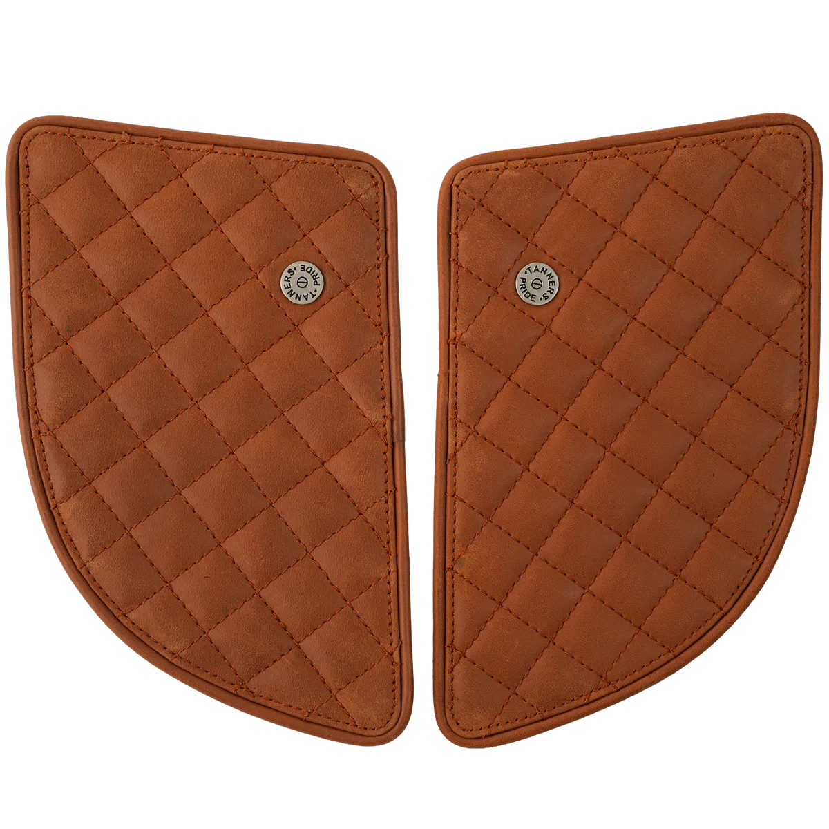 Tanners Pride Raised Diamond Tankpad (GT 650) - Natural Tan Handcrafted Full-Grain Leather (View 6)