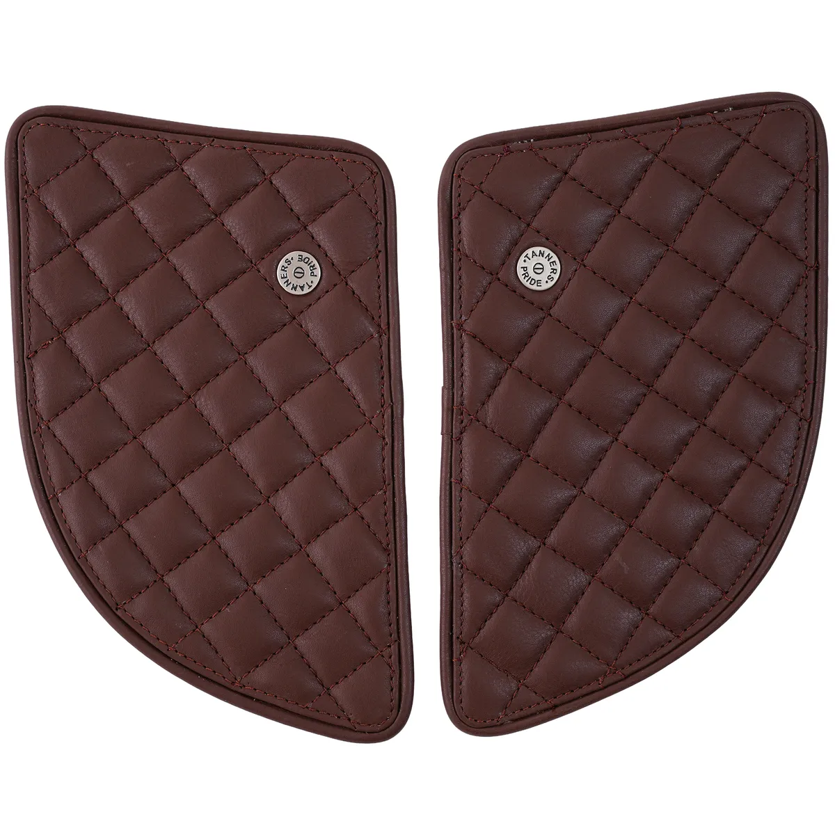 Tanners Pride Raised Diamond Tankpad (GT 650) - Tobacco Brown Handcrafted Full-Grain Leather (View 6)