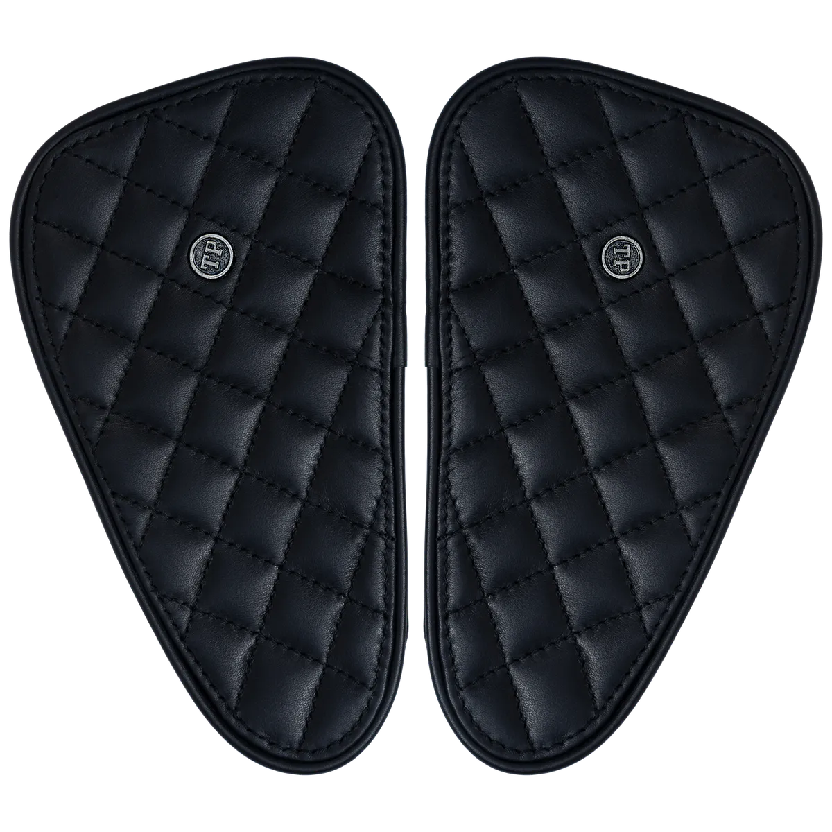 Tanners Pride Raised Diamond Tankpads (Jawa) - Midnight Black Handcrafted Full-Grain Leather (View 4)