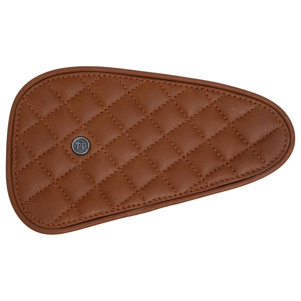 Tanners Pride Raised Diamond Tankpads (Jawa) - Natural Tan Handcrafted Full-Grain Leather (View 1)