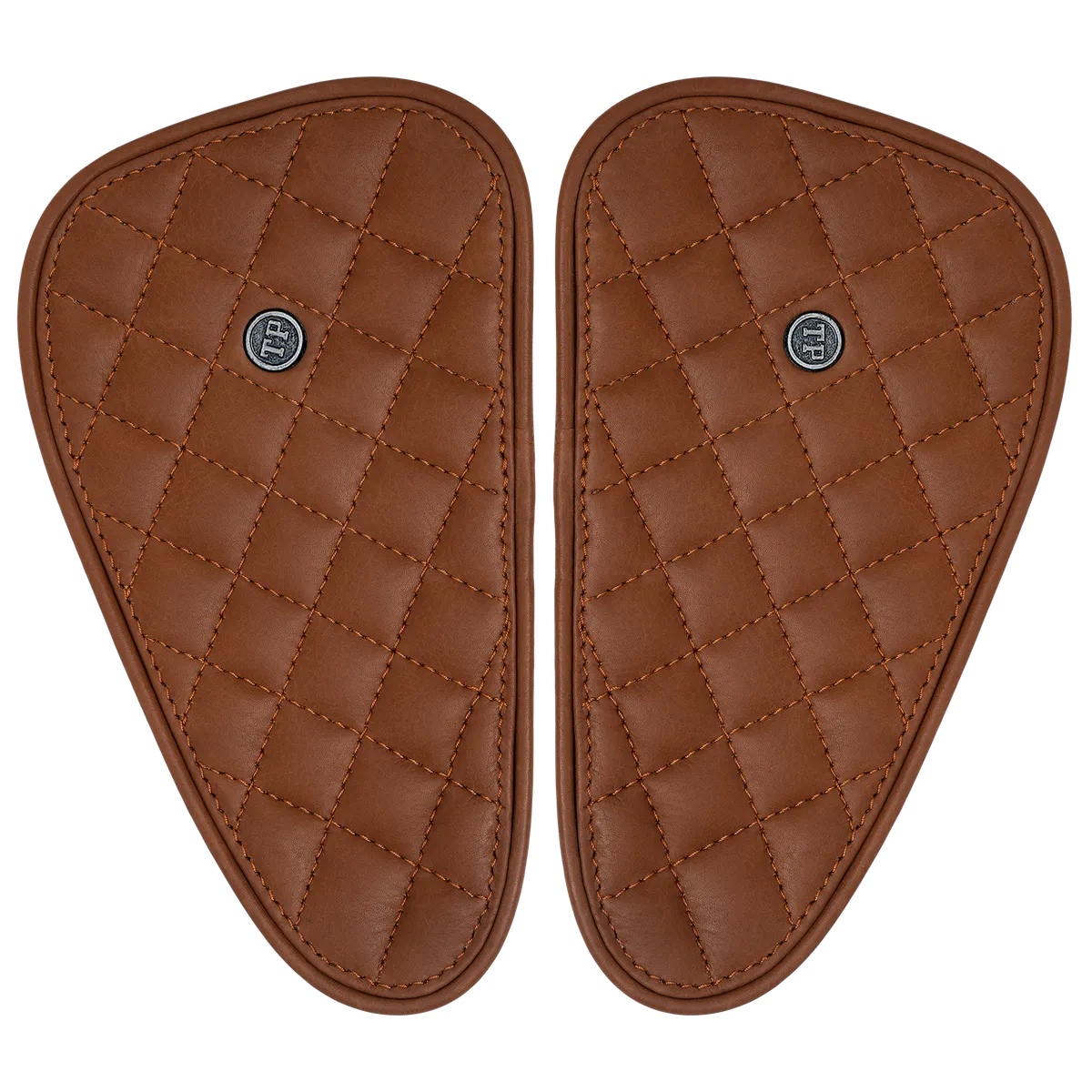 Tanners Pride Raised Diamond Tankpads (Jawa) - Natural Tan Handcrafted Full-Grain Leather (View 2)