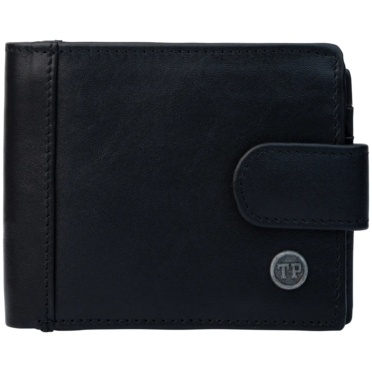 Tanners Pride Ranch Bi-fold wallet - Midnight Black Handcrafted Full-Grain Leather (View 2)