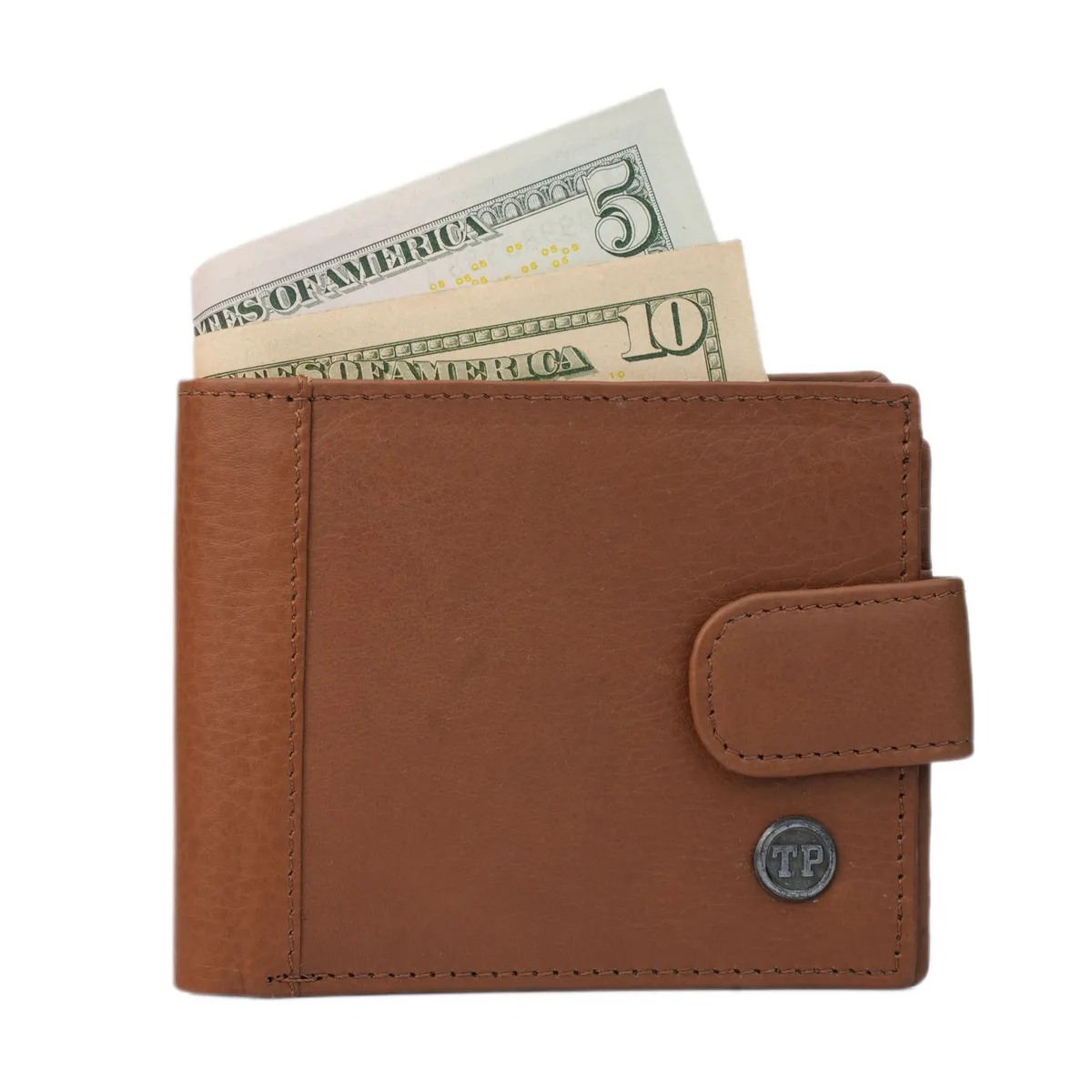 Tanners Pride Ranch Bi-fold wallet - Natural Tan Handcrafted Full-Grain Leather (View 1)