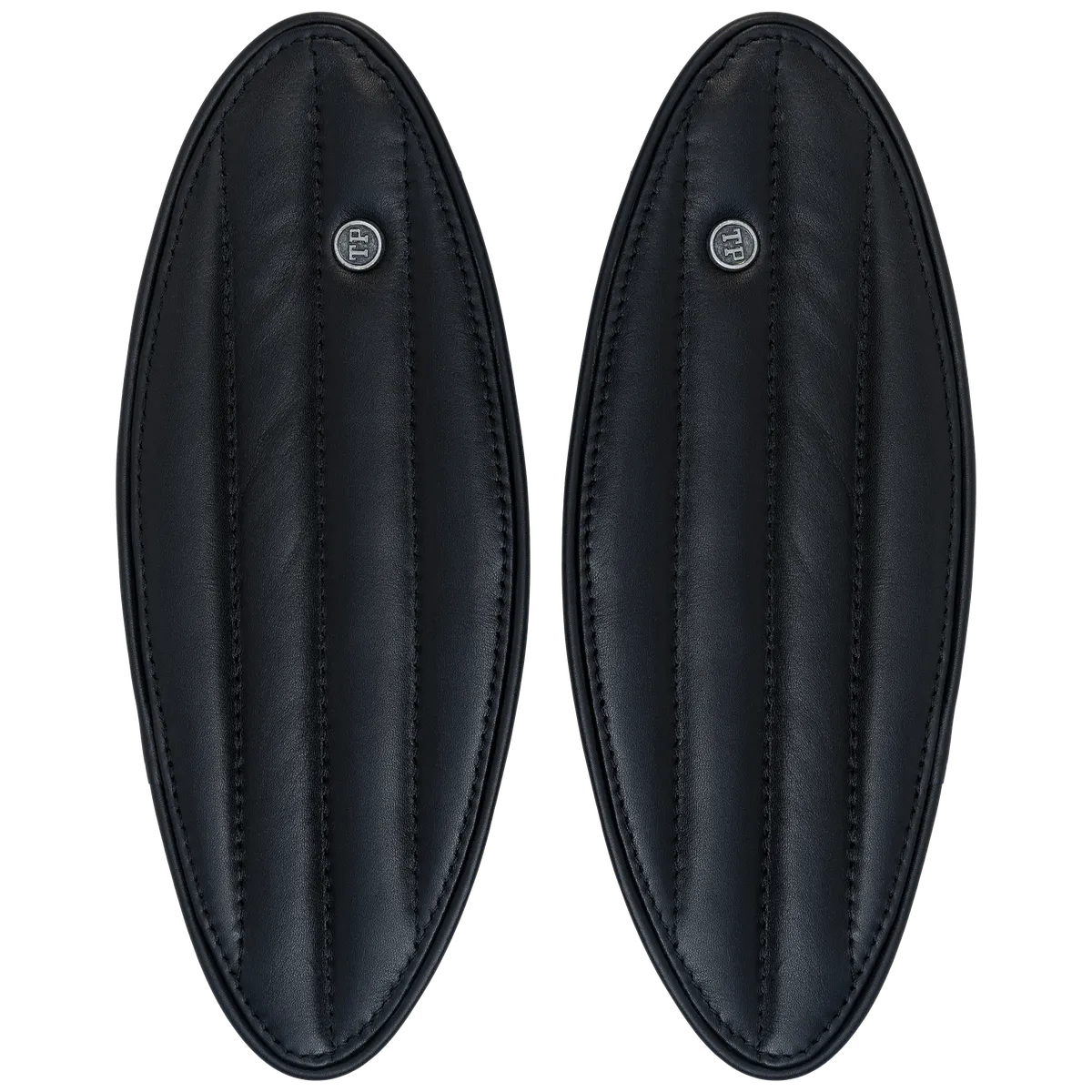 Tanners Pride Straight Tankpads (Hunter 350) - Midnight Black Handcrafted Full-Grain Leather (View 2)