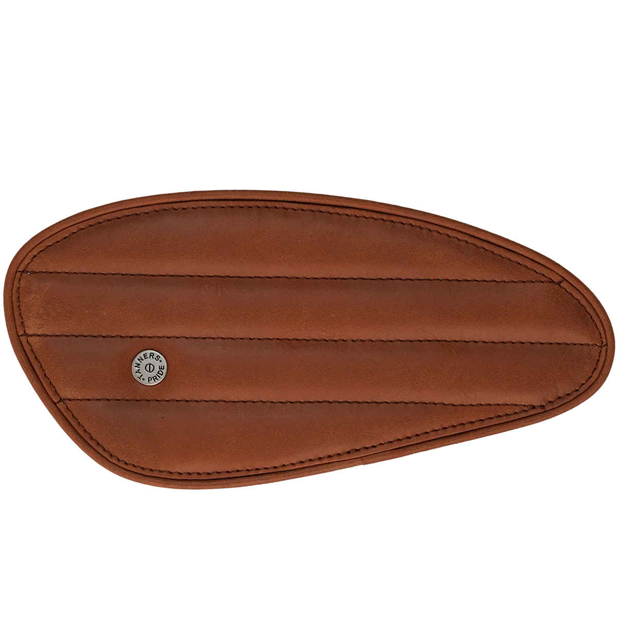 Tanners Pride Straight Tankpads (Interceptor 650) - Natural Tan Handcrafted Full-Grain Leather (View 10)