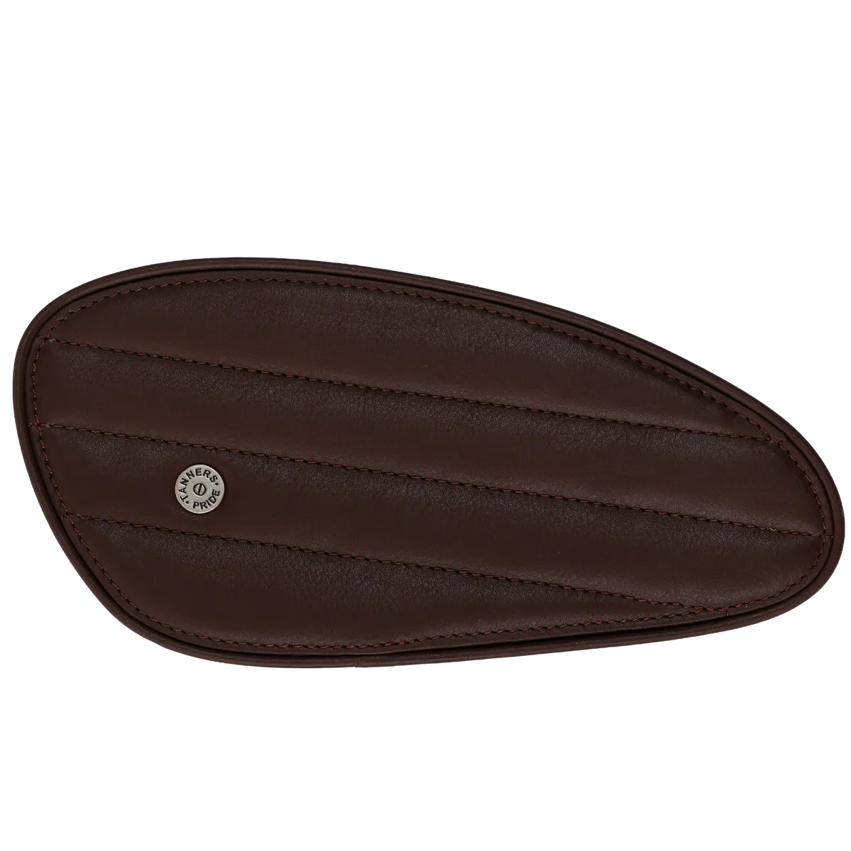 Tanners Pride Straight Tankpads (Interceptor 650) - Tobacco Brown Handcrafted Full-Grain Leather (View 14)