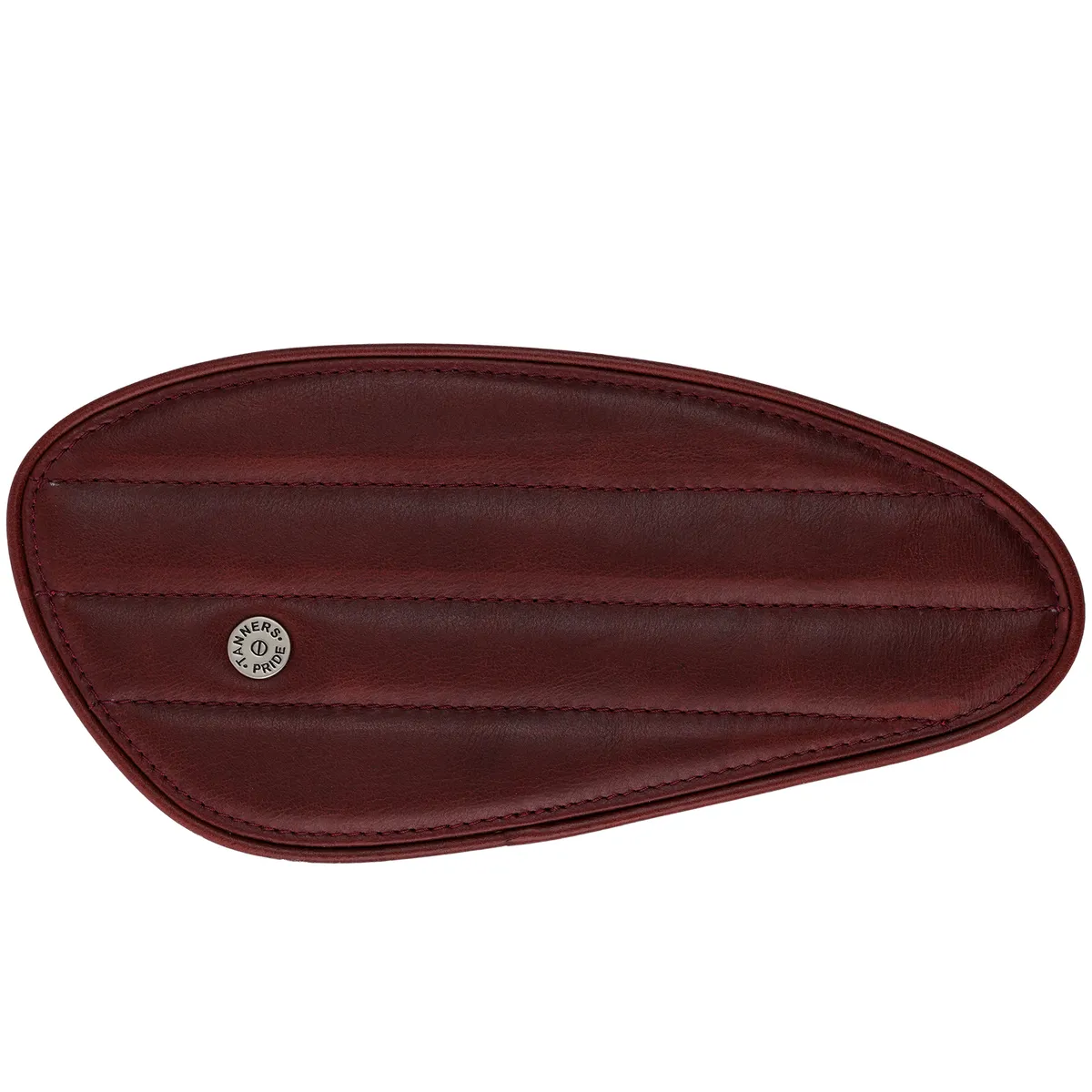 Tanners Pride Straight Tankpads (Interceptor 650) - Vintage Red Handcrafted Full-Grain Leather (View 8)
