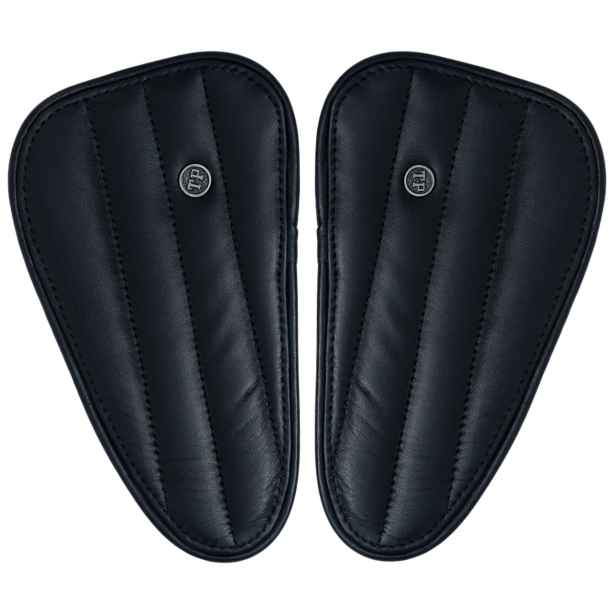 Tanners Pride Straight Tankpads (Jawa) - Midnight Black Handcrafted Full-Grain Leather (View 2)