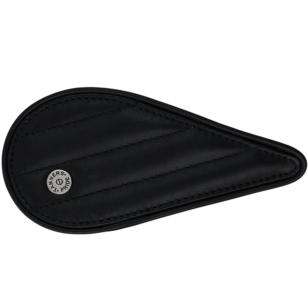 Tanners Pride Straight Tankpads (Meteor 350) - Midnight Black Handcrafted Full-Grain Leather (View 7)