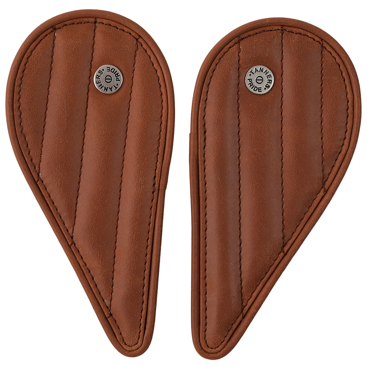 Tanners Pride Straight Tankpads (Meteor 350) - Natural Tan Handcrafted Full-Grain Leather (View 2)
