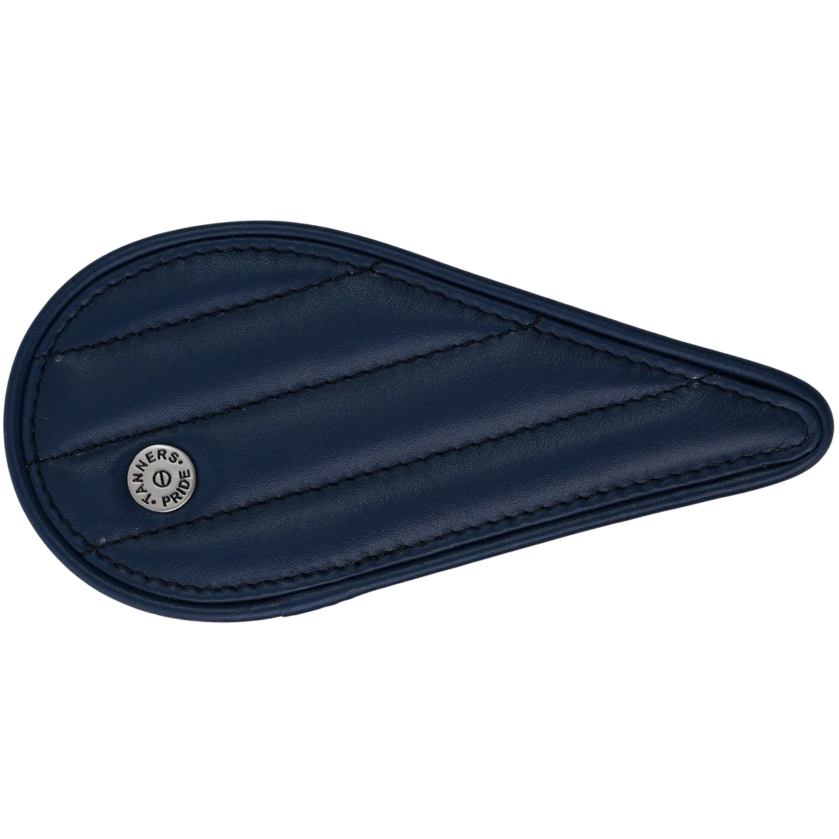Tanners Pride Straight Tankpads (Meteor 350) - Navy Blue Handcrafted Full-Grain Leather (View 1)