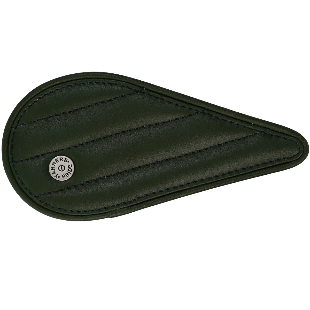 Tanners Pride Straight Tankpads (Super Meteor 650) - Forest Green Handcrafted Full-Grain Leather (View 2)