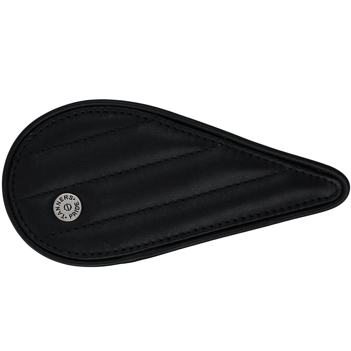 Tanners Pride Straight Tankpads (Super Meteor 650) - Midnight Black Handcrafted Full-Grain Leather (View 1)