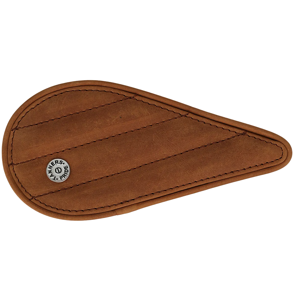 Tanners Pride Straight Tankpads (Super Meteor 650) - Tobacco Brown Handcrafted Full-Grain Leather (View 1)