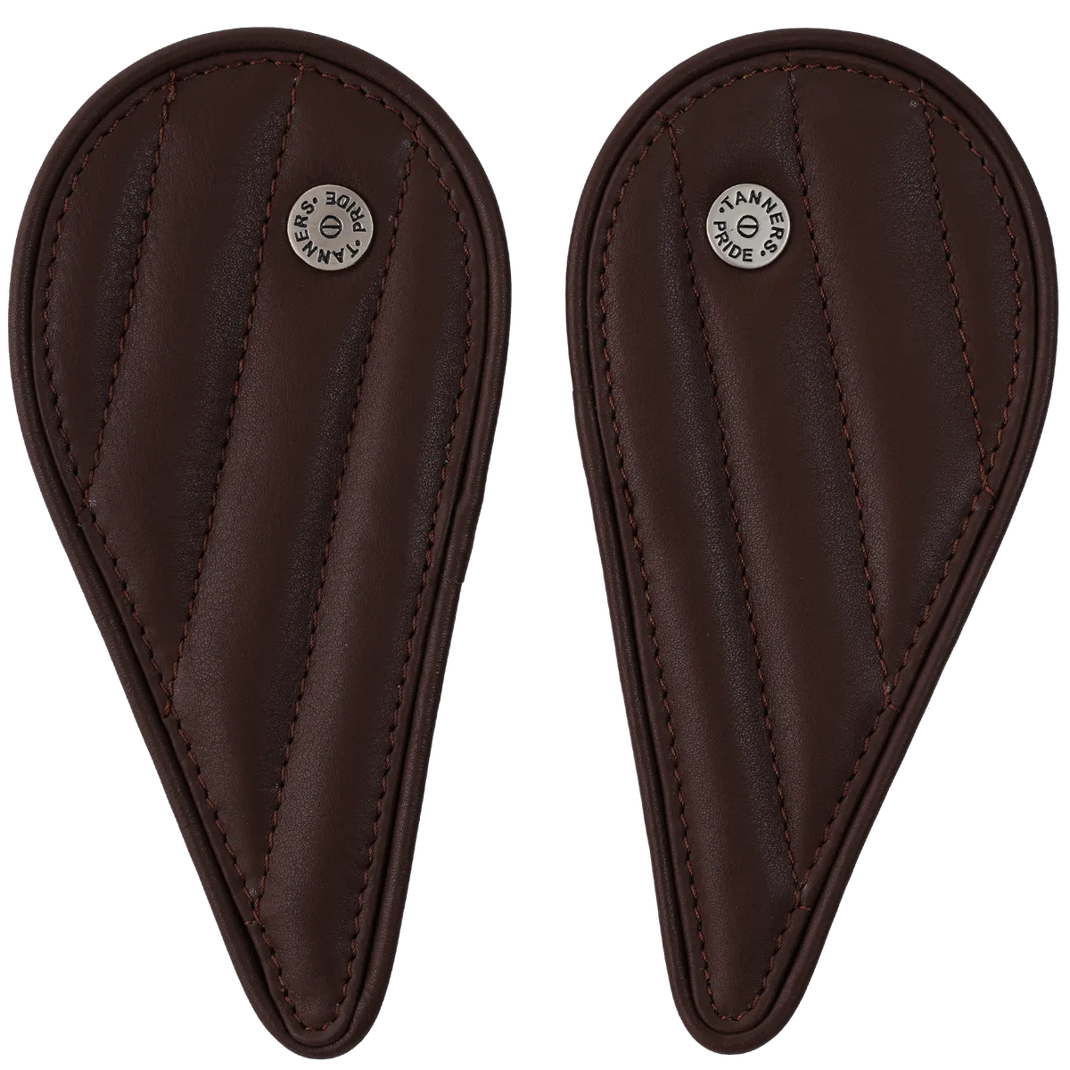 Tanners Pride Straight Tankpads (Super Meteor 650) - Tobacco Brown Handcrafted Full-Grain Leather (View 10)